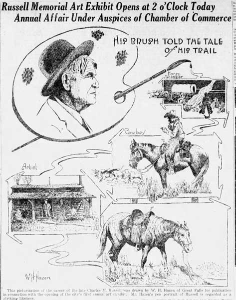 Joe De Yong. Drawings of the Russell Memorial Cabin Studio and Park, 1928. “Russell Memorial Committee Gives Deed To City; Will Provide Tax For Upkeep,” Great Falls Tribune, Aug. 7, 1928